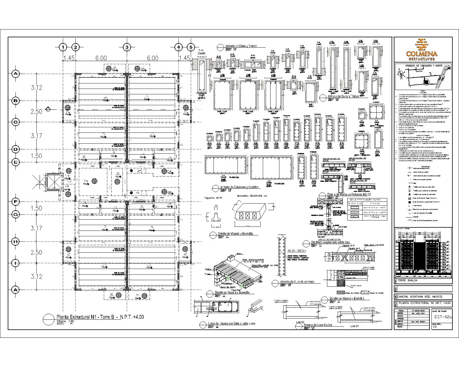 E-Despiece estructural - Torre B - Torre Ghalia - v2.3 Fe de erratas-EST-02a